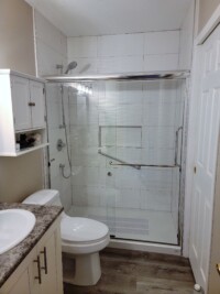 Bathroom Renovation, Tile Shower Renovation, Tiled Niche