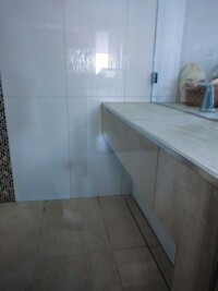 Custom Shower, Tiled Shower Bench