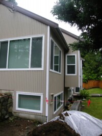 Home Exterior Renovation, Window Install, Metal Fascia Board Capping